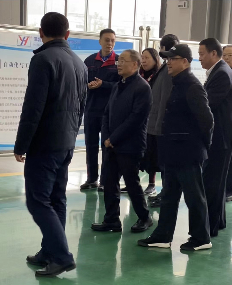 湖南省委书记杜家毫一行来万向娱乐怀化生产基地视察